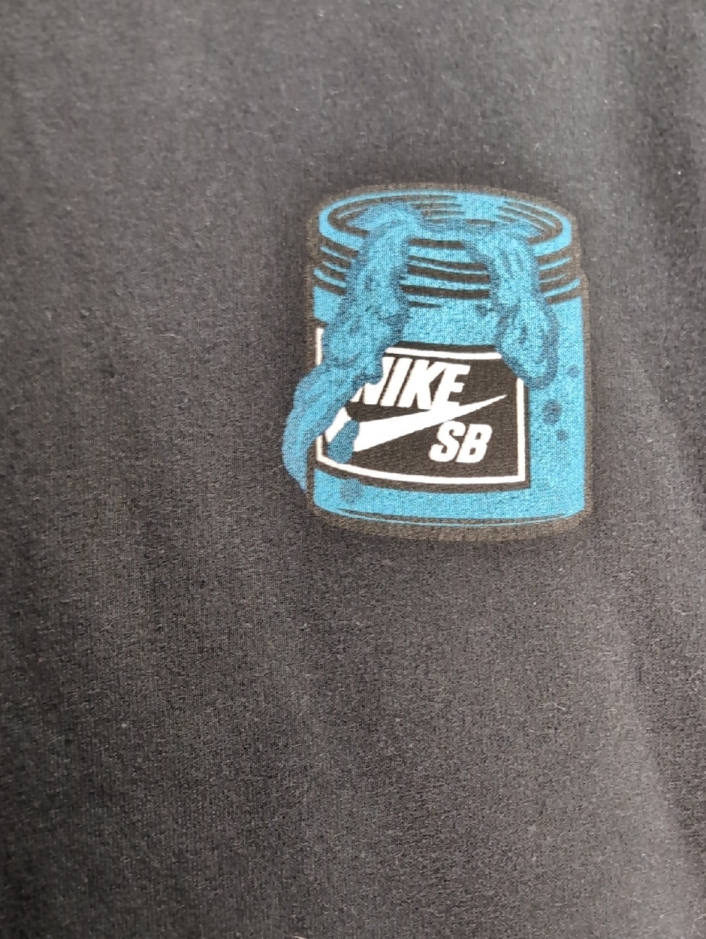 Nike SB Skateboard Paint Cans Hoodie Sweatshirt Size Large in Black - Picture 4 of 10